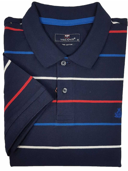 Visconti Men's Short Sleeve Blouse Polo Multicolour