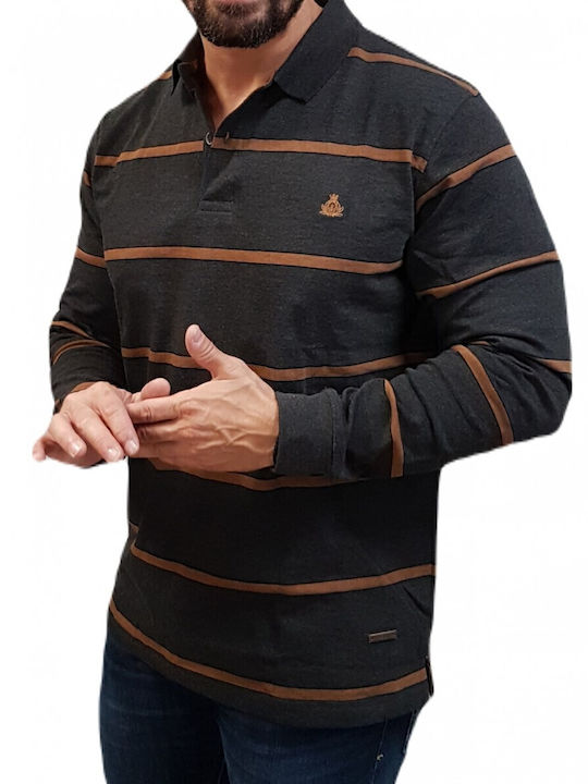 Polo T-shirt Γκρι
