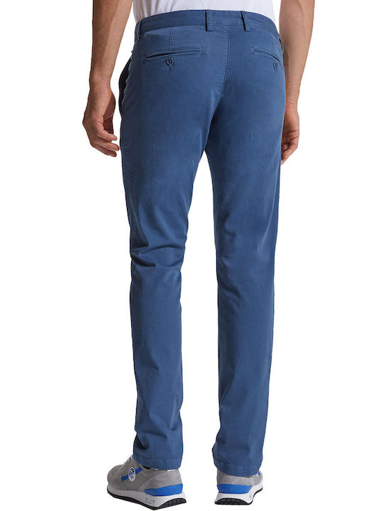 North Sails Men's Trousers Chino in Slim Fit Blue