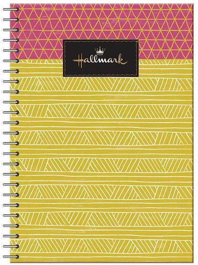 Hallmark Spiral Caiet Cu dungi A4 2 de Subiecte Multicolor 1buc