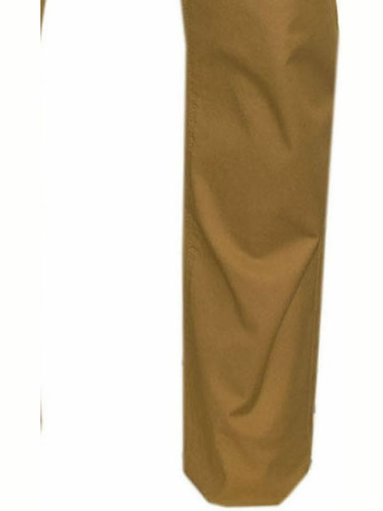 Van Hipster Men's Trousers Chino in Regular Fit Brown