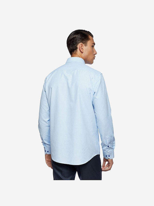 Brokers Jeans Men's Shirt Long Sleeve Light Blue