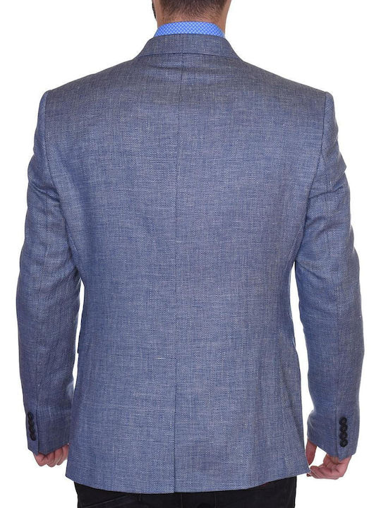 Endeson Fashion Men's Suit Jacket Blue