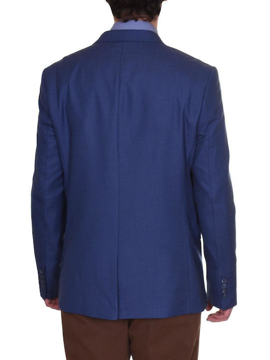 Endeson Fashion Men's Suit Jacket Blue