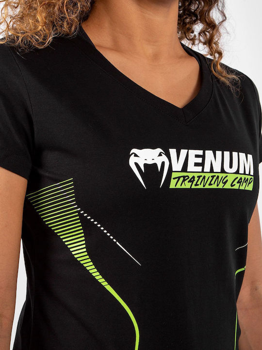 Venum Damen Sportlich T-shirt Schwarz