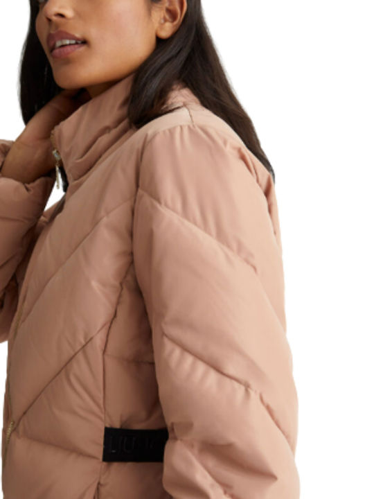 Women's Short Sports Jacket for Spring or Autumn Pink
