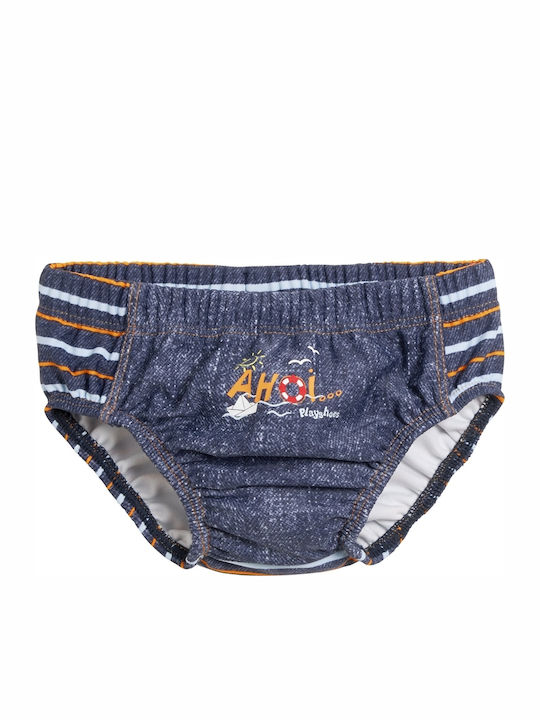 Playshoes Παιδικό Μαγιό Πάνα Navy Μπλε