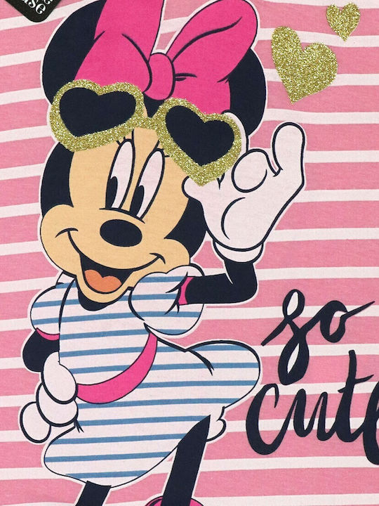 Minnie Παιδικό Φόρεμα Ροζ
