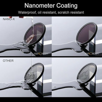 K&F Concept Nano-X Filter Variable ND 82mm for Camera Lenses