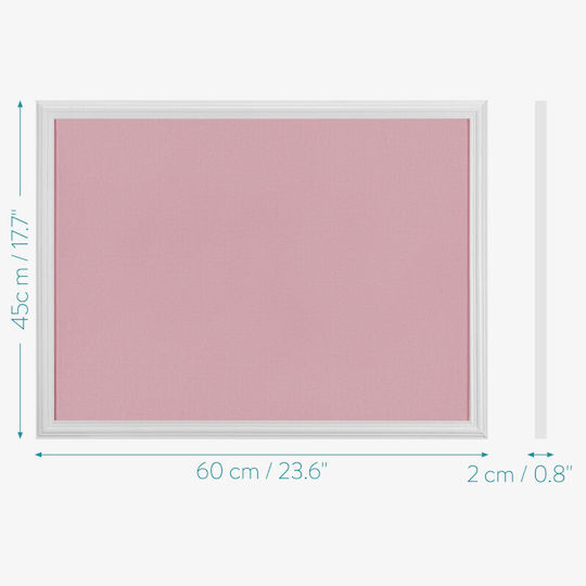 Navaris Cork Notice Board 60x45cm
