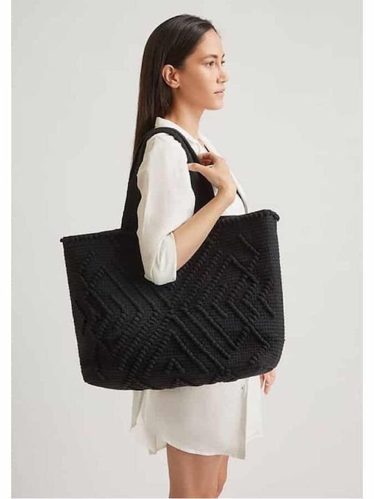 Sea You Soon Women's Bag Tote Hand Black