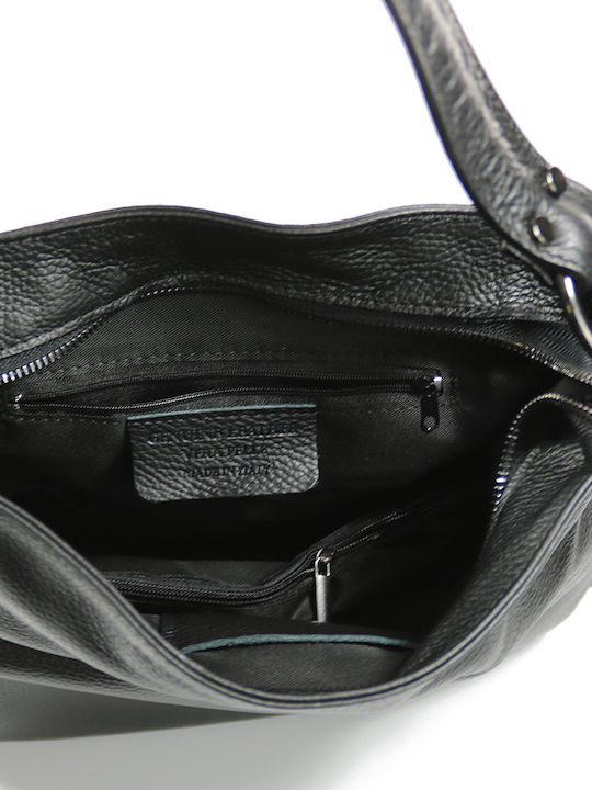 Passaggio Leather Women's Leather Shoulder Bag Black