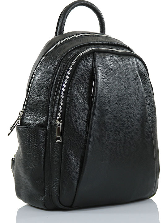 Passaggio Leather Women's Leather Backpack Black