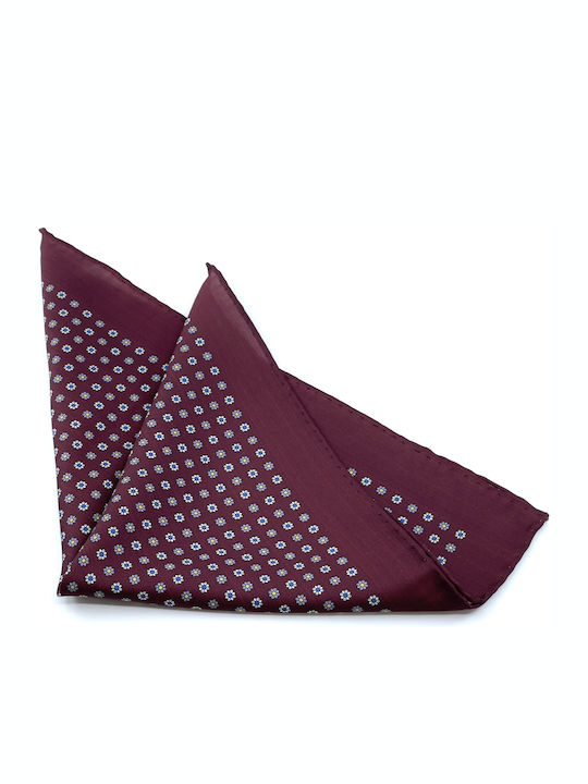 Legend Accessories Men's Silky Handkerchief Burgundy