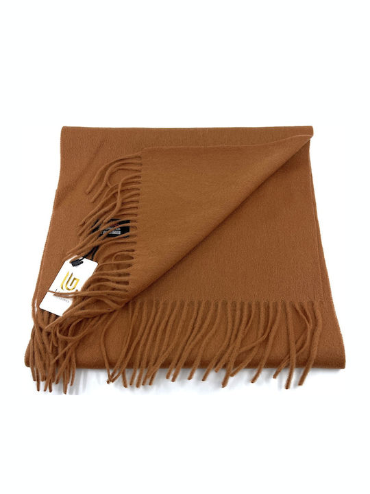 Men's Wool Scarf Burgundy