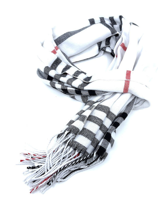 Men's Scarf White