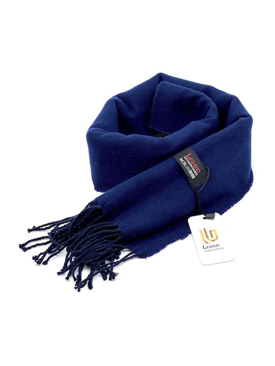 Men's Cashmere Scarf Blue