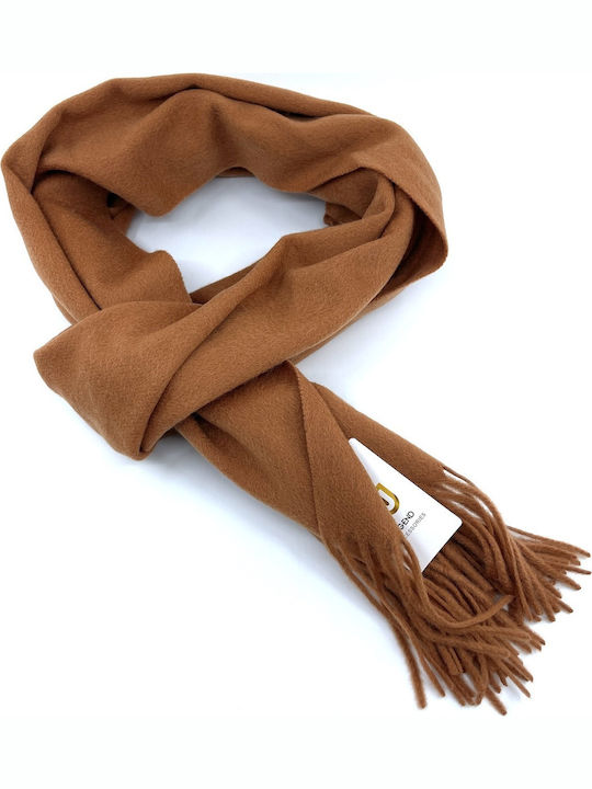 Men's Wool Scarf Burgundy