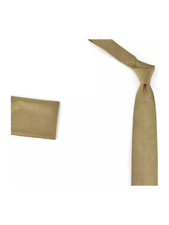 Messaggero Silk Men's Tie Set Monochrome Beige