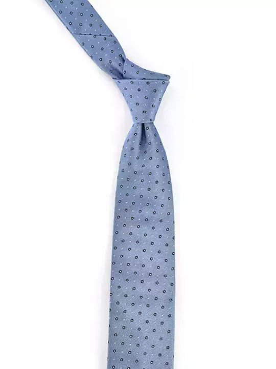 Messaggero Silk Men's Tie Monochrome Light Blue