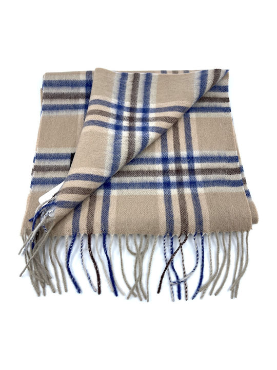 Men's Wool Scarf Brown