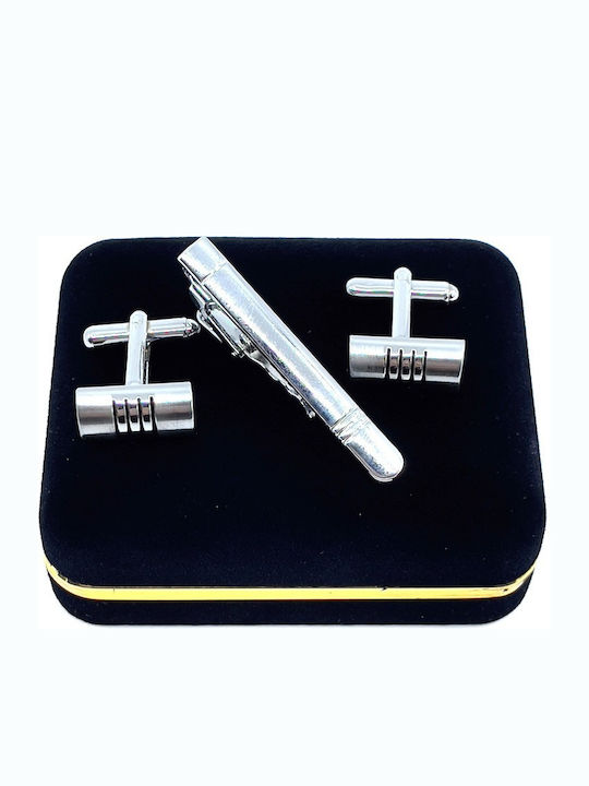 Legend Accessories Мансети от Silver в Сребрист Цвят