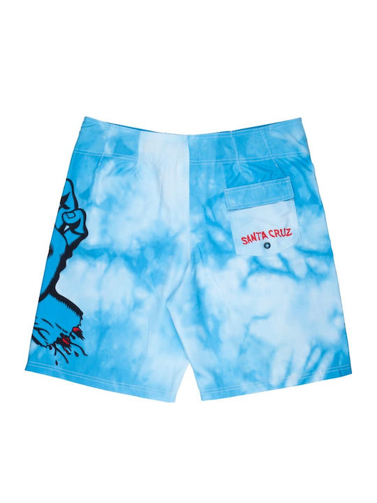 Men's Swimwear Shorts Light Blue with Patterns