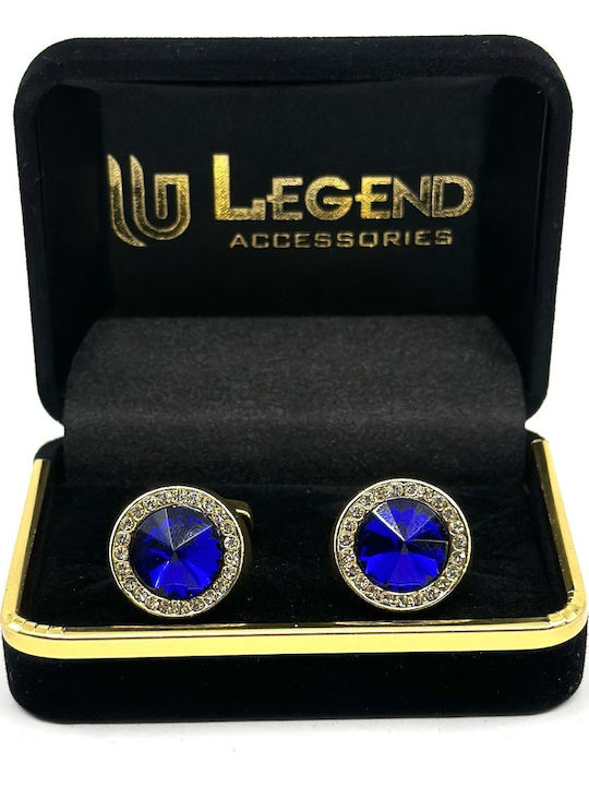 Legend Accessories Μανικετόκουμπα σε Μπλε Χρώμα
