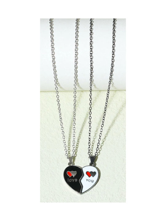 Tatu Moyo Necklace with design Heart from Silver