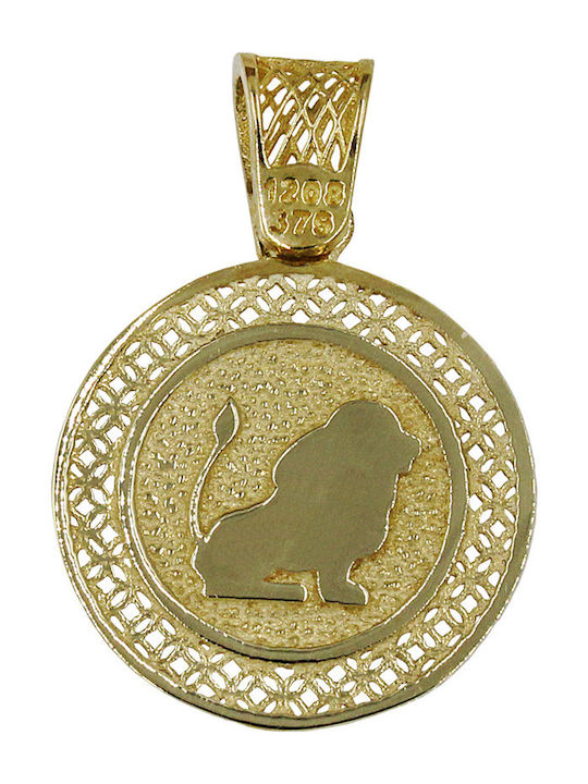 Roloi Kaliamanis Vergoldete Halskette Talisman Tierkreiszeichen Stier aus Gold 9K