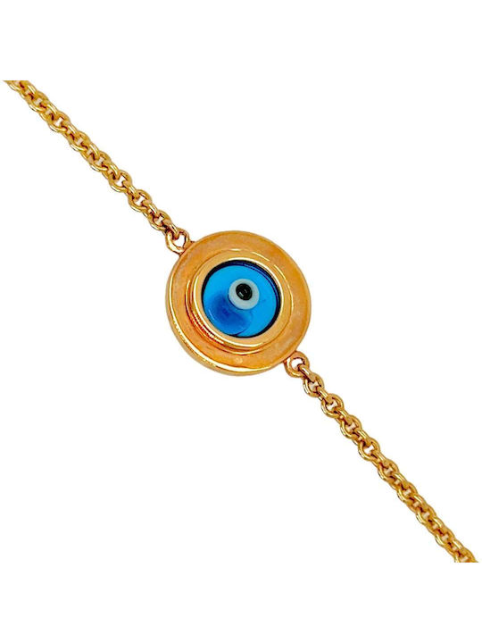 Xryseio Bracelet with design Eye made of Gold 18K