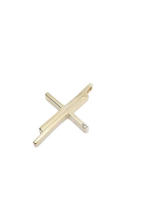 Mentzos Gold Kreuz 18K