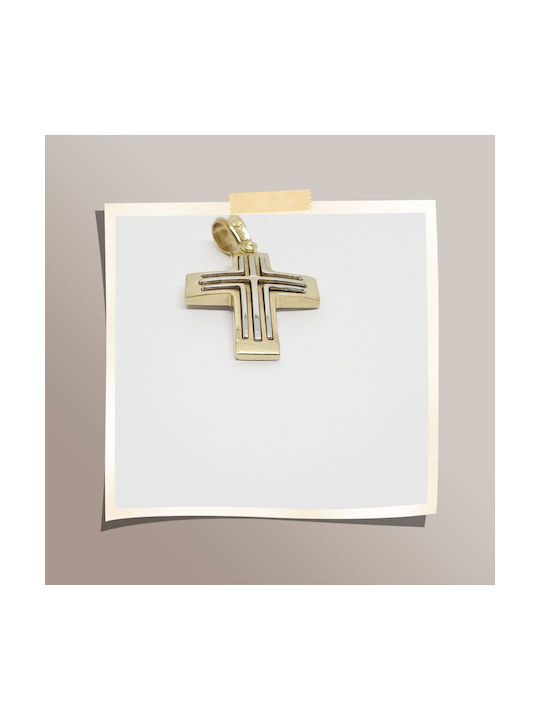 Mentzos Gold Kreuz 14K