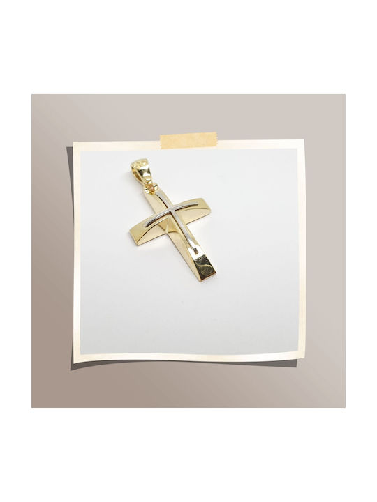 Mentzos Gold Kreuz 14K