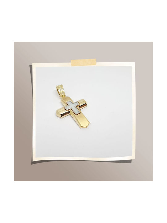 Mentzos Gold Cross 14K