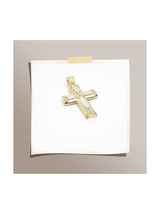 Mentzos Gold Cross 14K