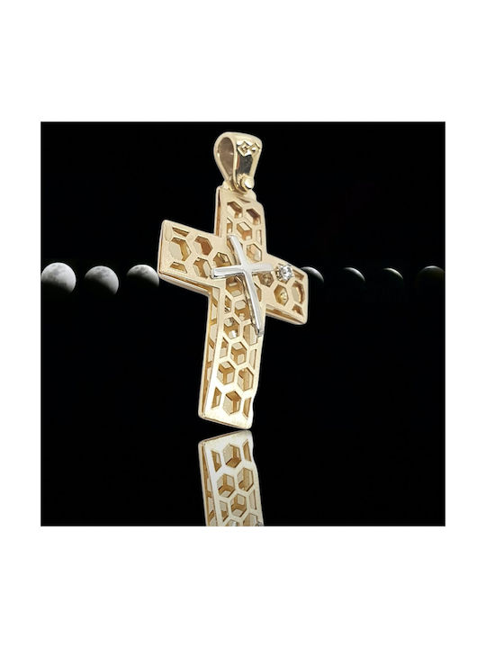 Mentzos Gold Cross 14K