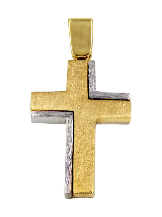 Roloi Kaliamanis Men's Gold Cross 14K Double Sided