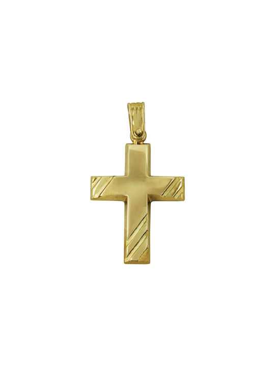 Roloi Kaliamanis Men's Gold Cross 14K Double Sided