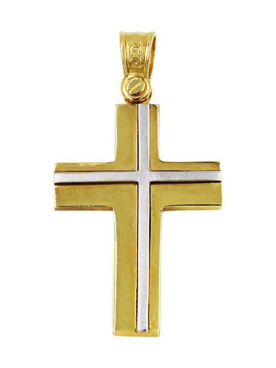 Roloi Kaliamanis Men's Gold Cross 14K Double Sided