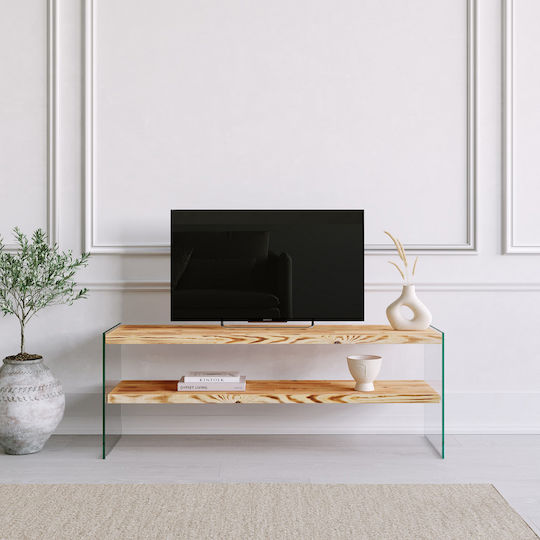 Έπιπλο TV Επιδαπέδιο Καφέ 120x45x45εκ.
