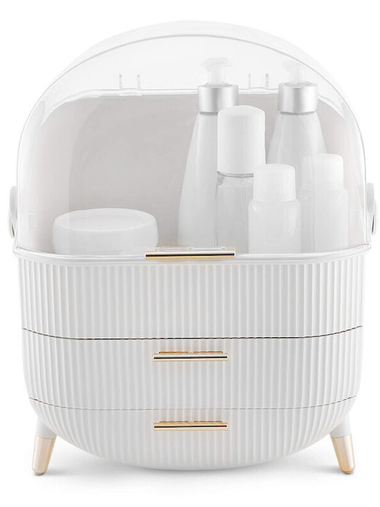 Navaris Cosmetics Organizer With 2 White Drawers