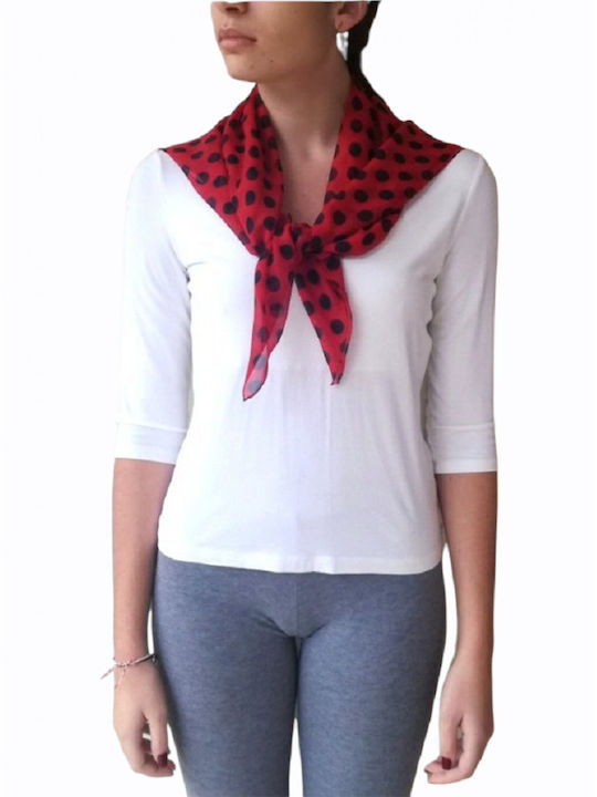 Afoi Giannakopouloi Women's Scarf Red