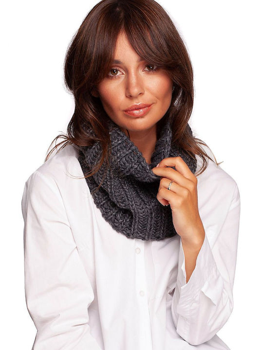 BeWear Women's Knitted Neck Warmer Gray