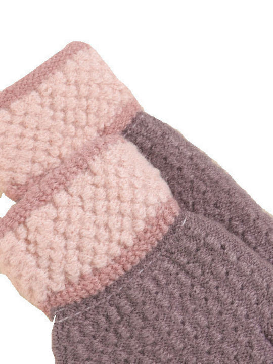 Women's Knitted Gloves Purple
