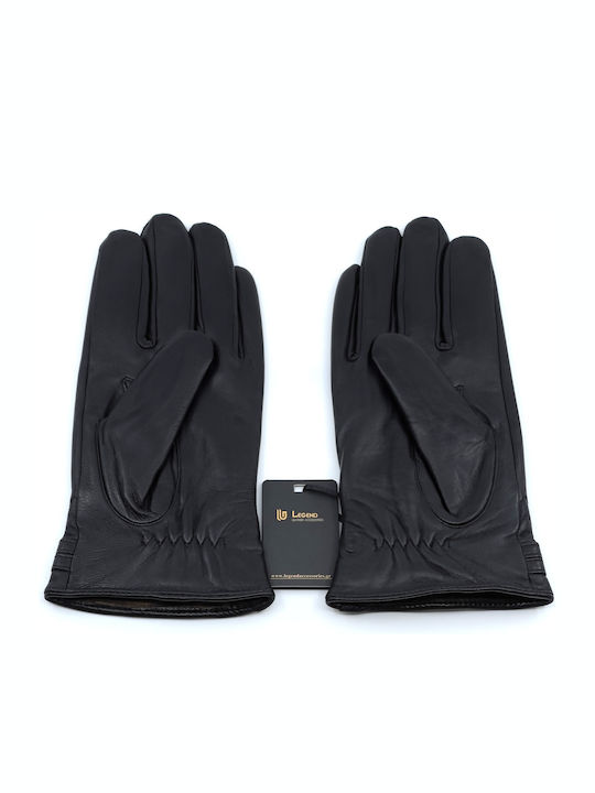 Men's Leather Touch Gloves Black