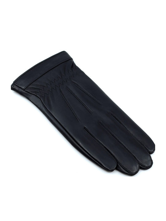 Men's Leather Touch Gloves Black