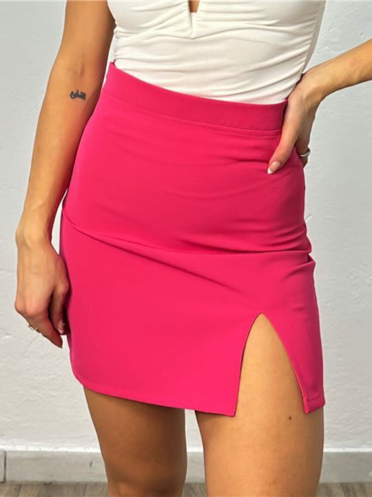 Chica Ψηλόμεση Mini Φούστα σε Φούξια χρώμα