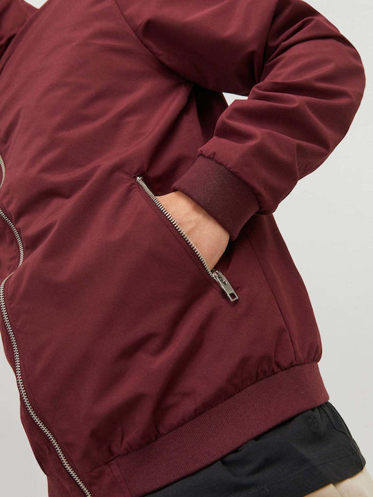 Winter Jacket Bomber Burgundy