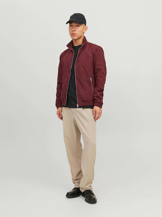 Winter Jacket Bomber Burgundy